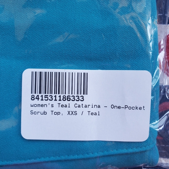 ⛑Figs Teal Catarina (XXS)⛑ - Picture 6 of 9